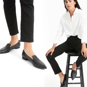 Everlane the Boss Loafer black pointed toe size 7.5